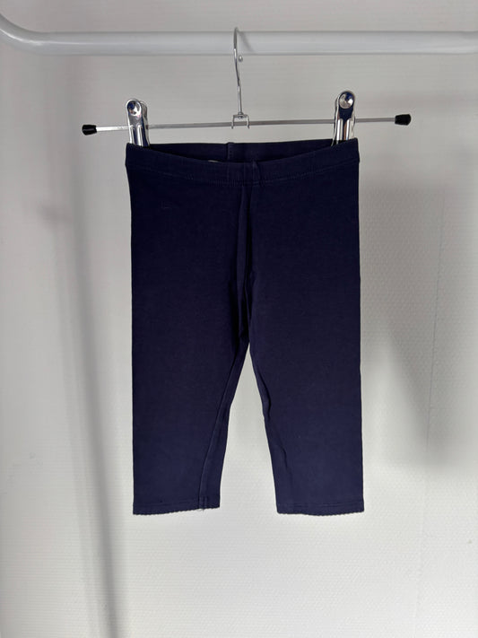 Marineblauwe capri-legging
