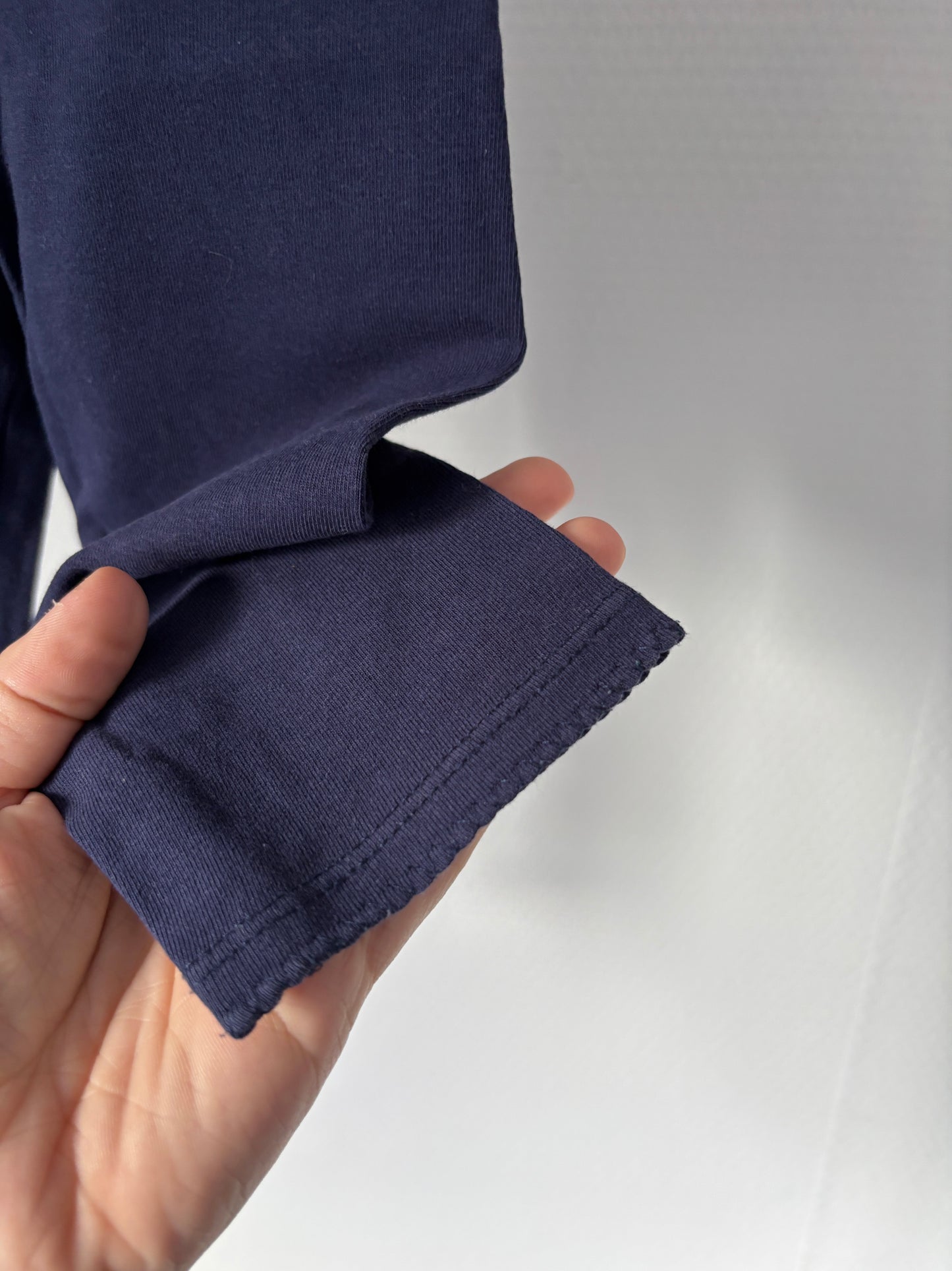 Marineblauwe capri-legging