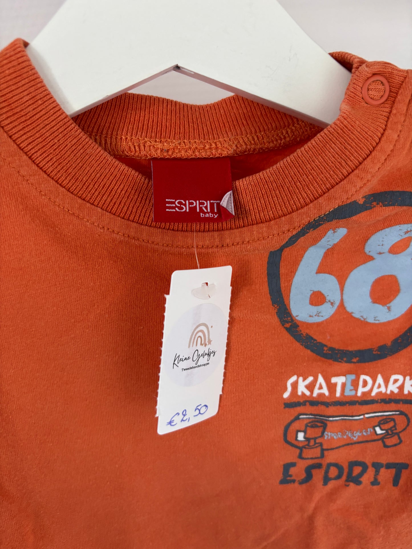 Oranje longsleeve