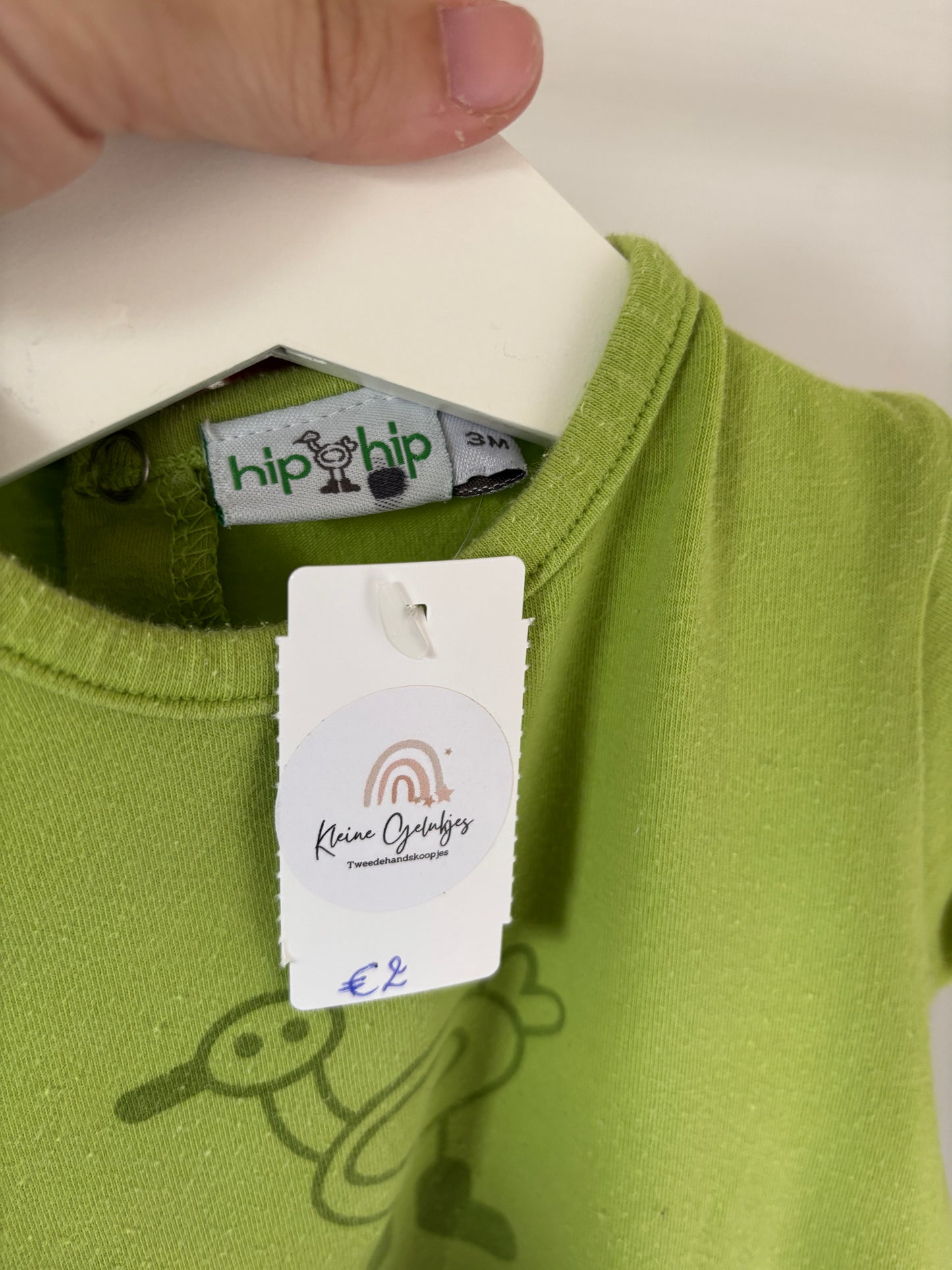 Groene eendelige pyjama