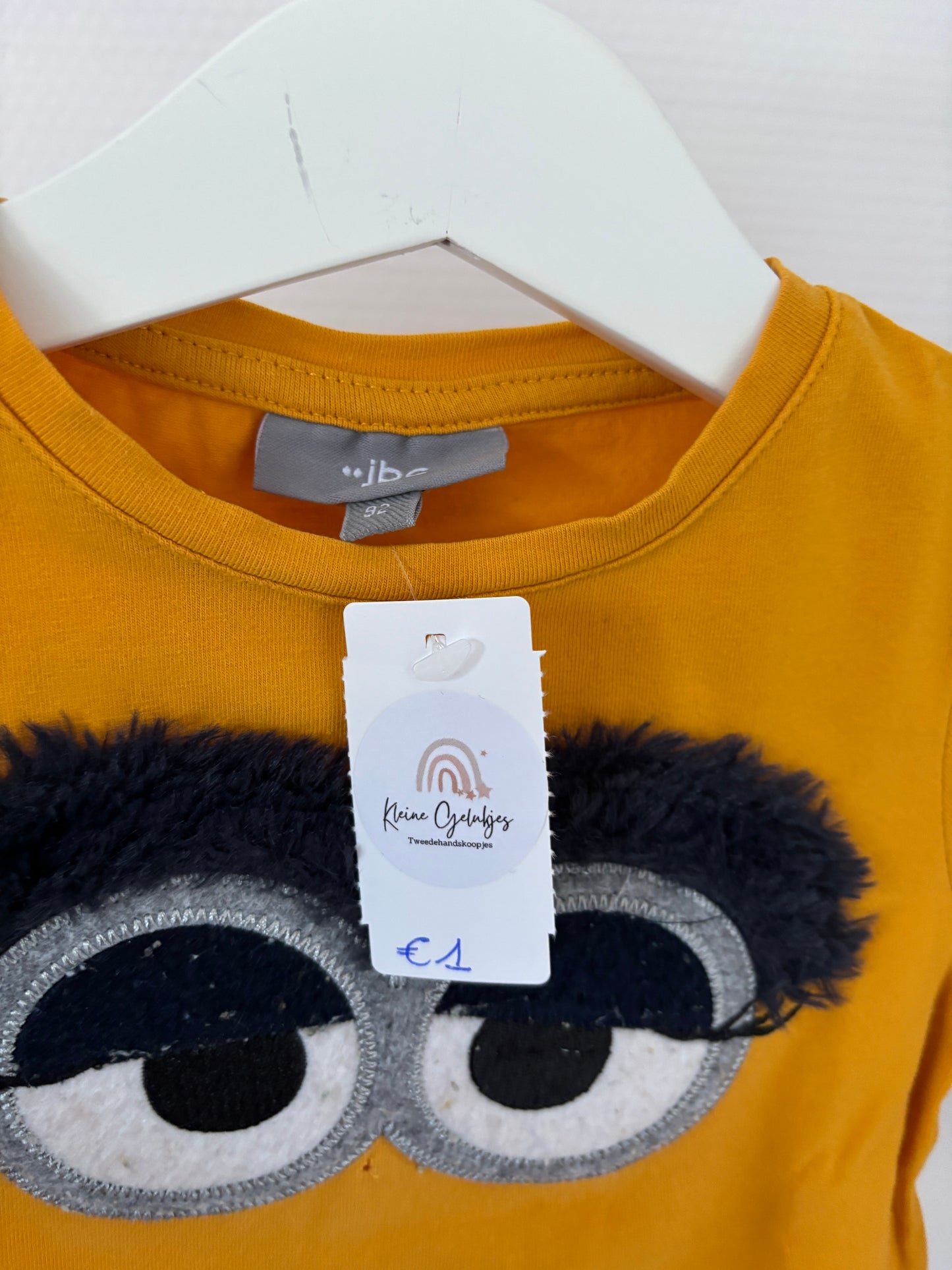 Mosterdgele longsleeve