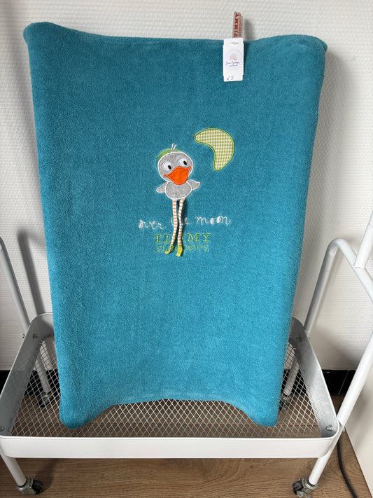 Blauwe hoes verschoningskussen