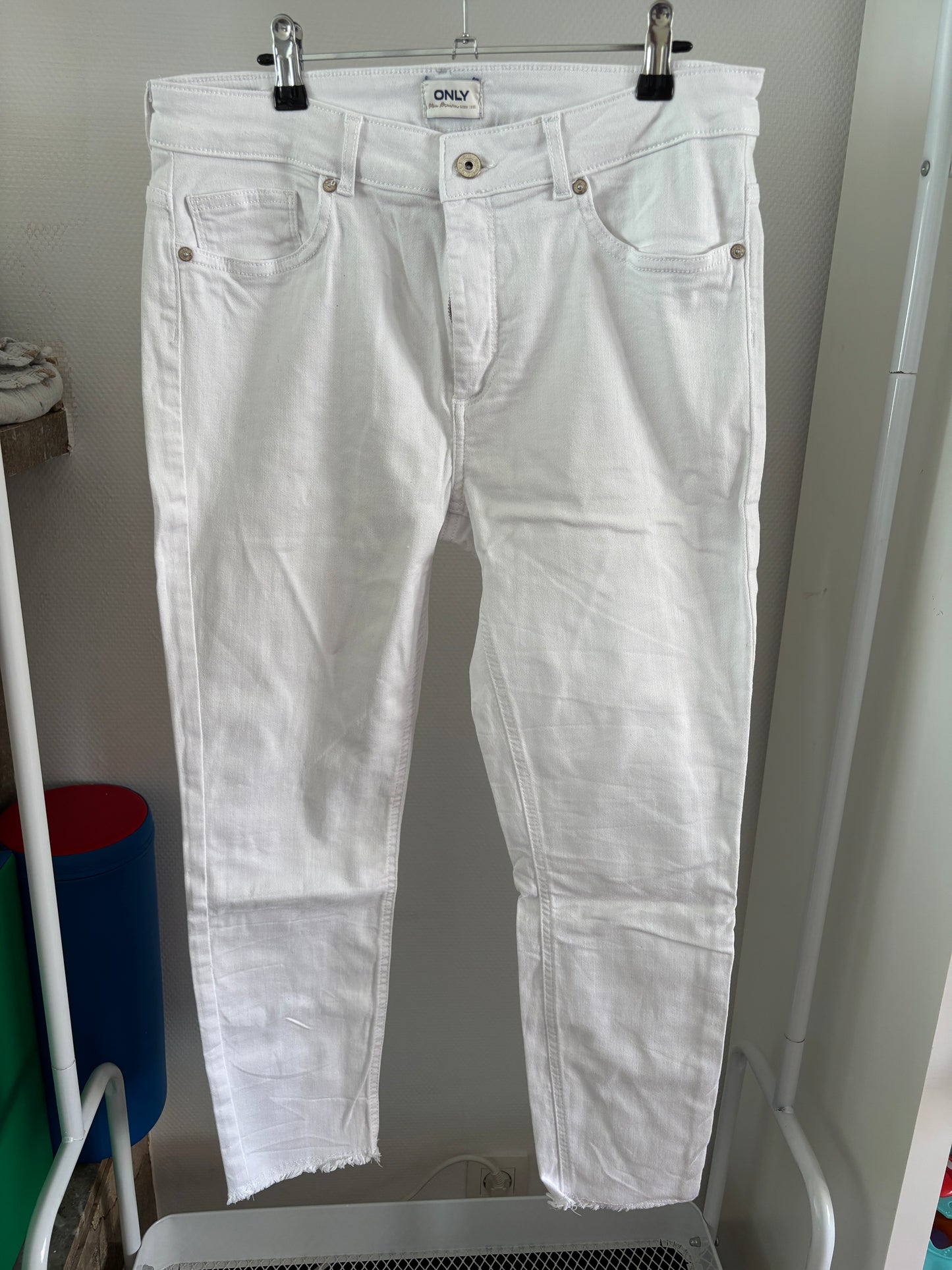 Witte jeansbroek