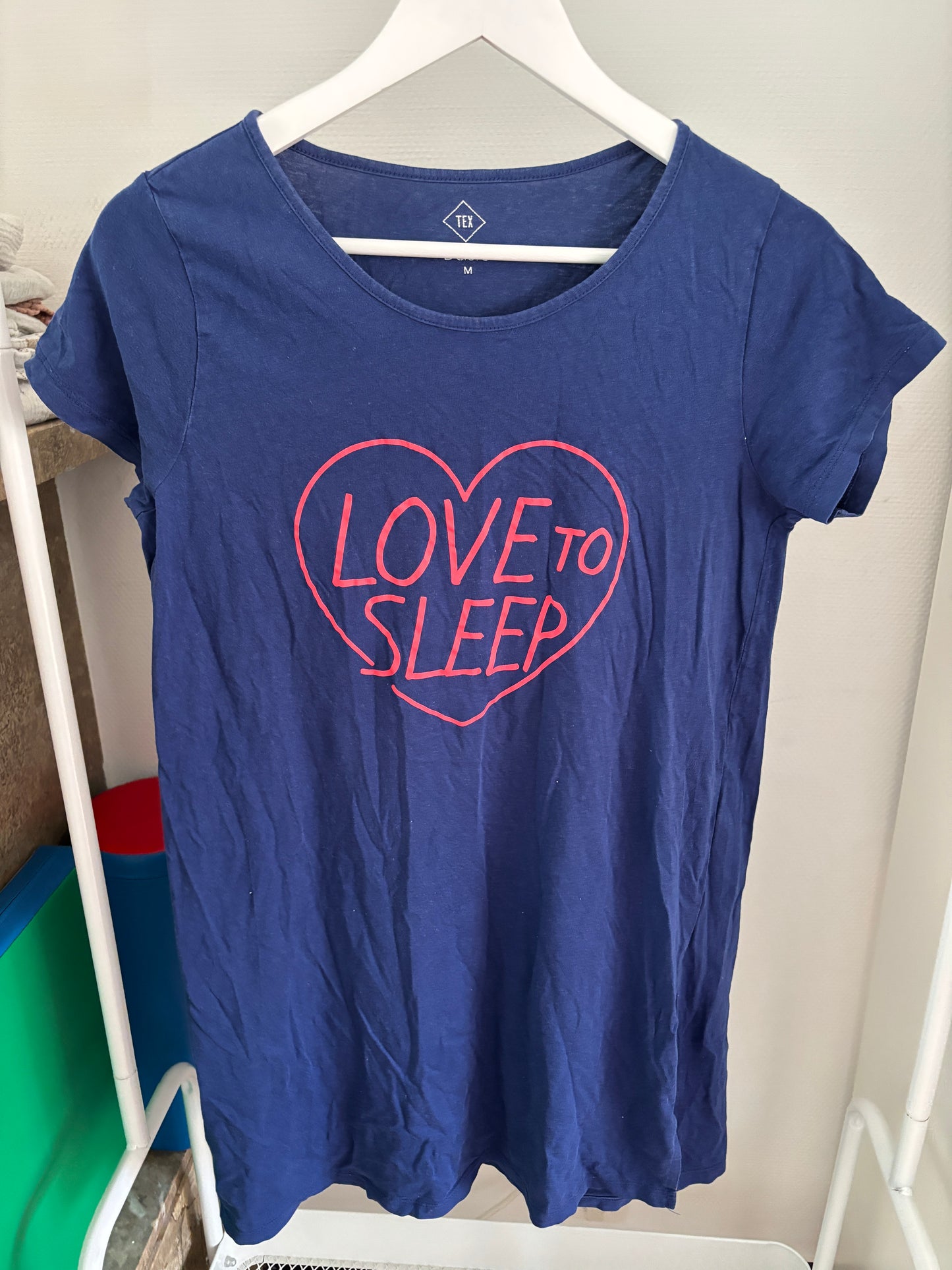 Donkerblauwe nachtjapon