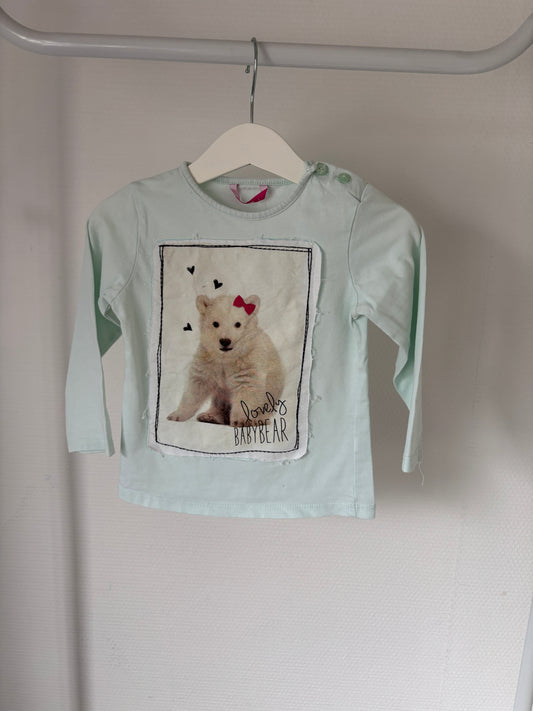 Lichtblauwe longsleeve