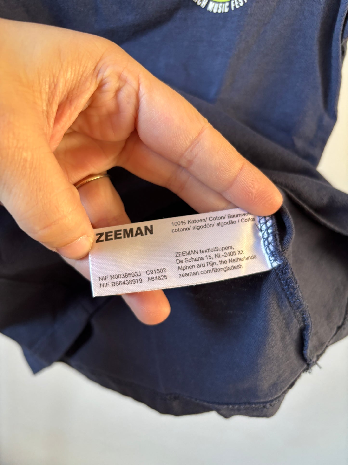 Zeeman T-shirt 98/104 - Nieuwstaat ⚡