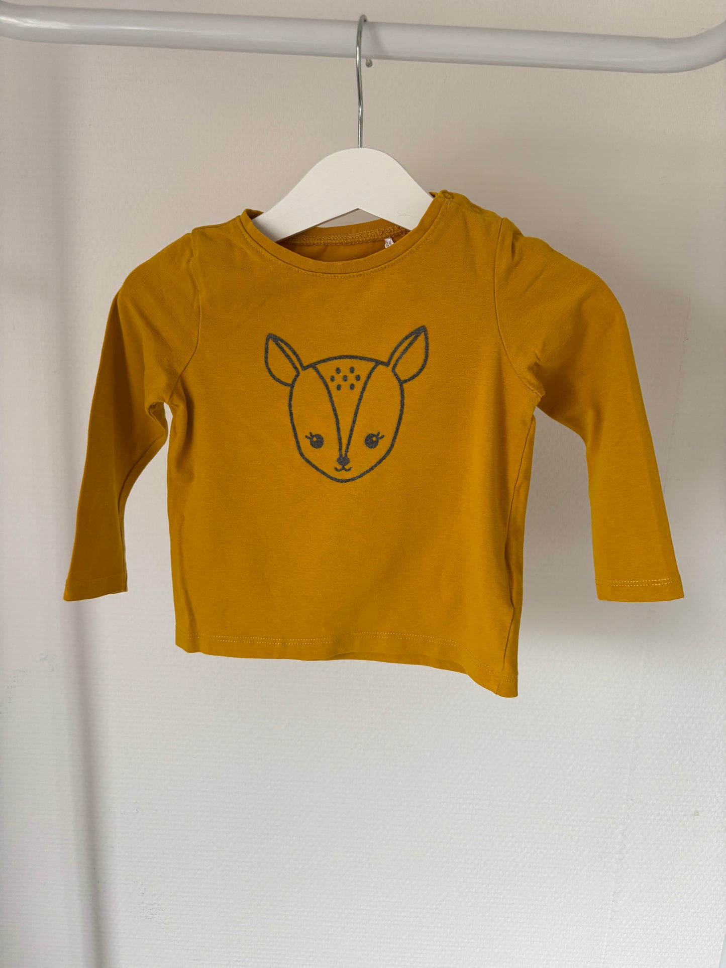 Mosterdgele longsleeve