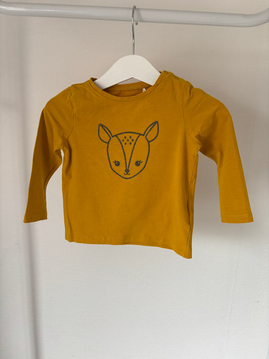 Mosterdgele longsleeve