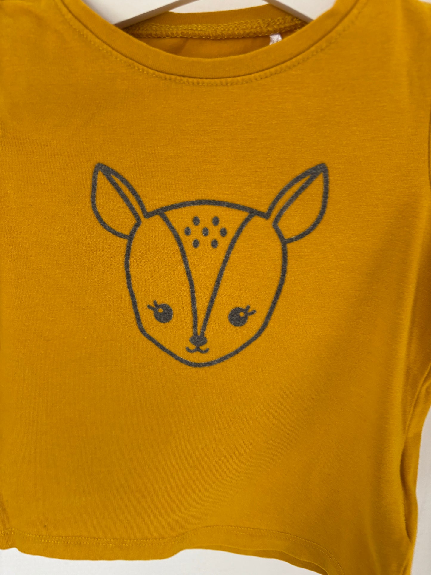 Mosterdgele longsleeve