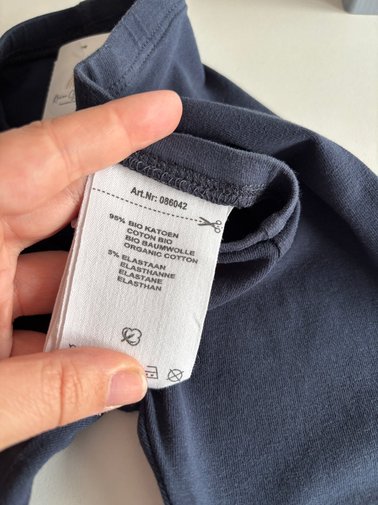 Marineblauwe legging