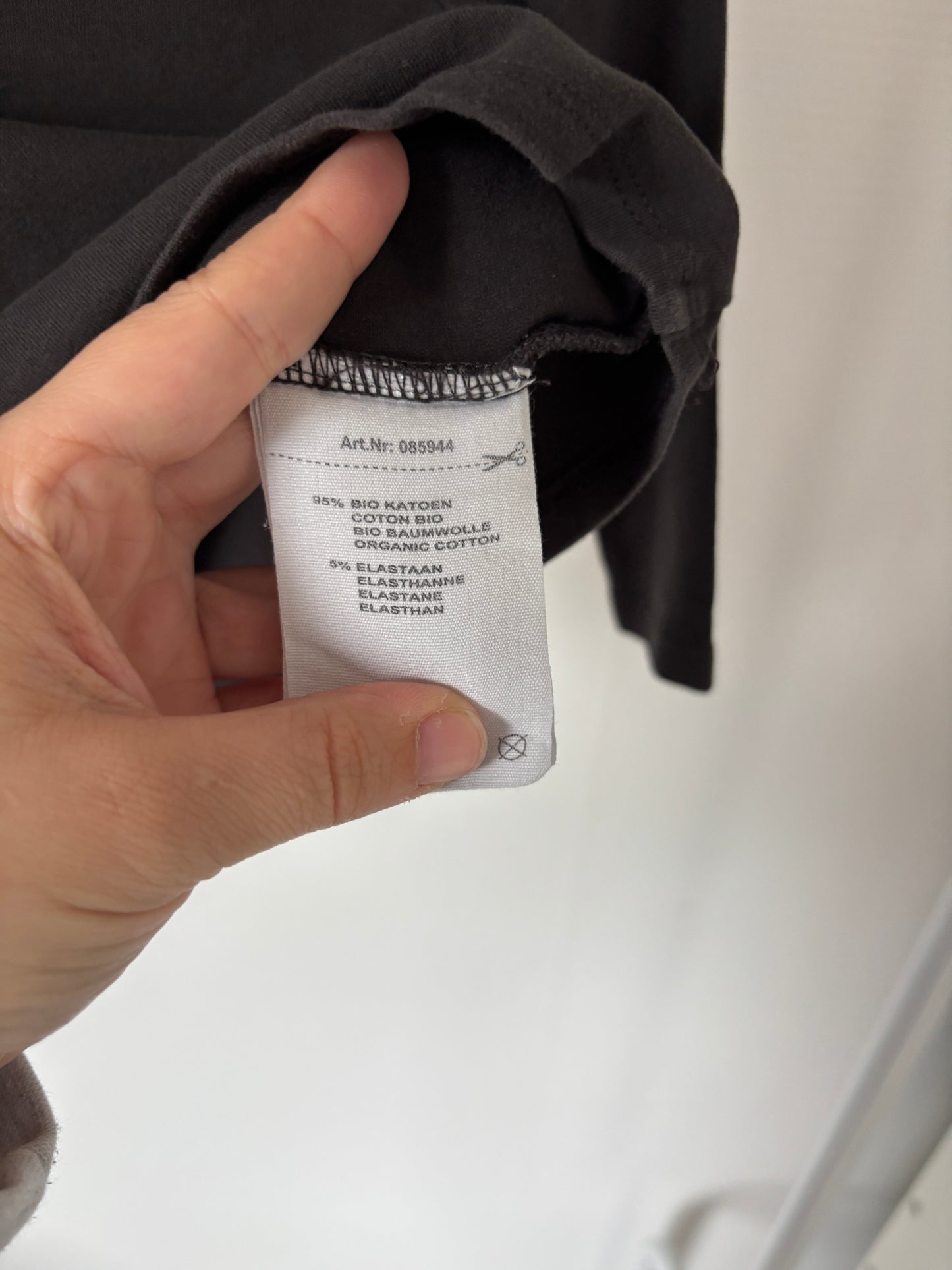 Donkergrijze longsleeve