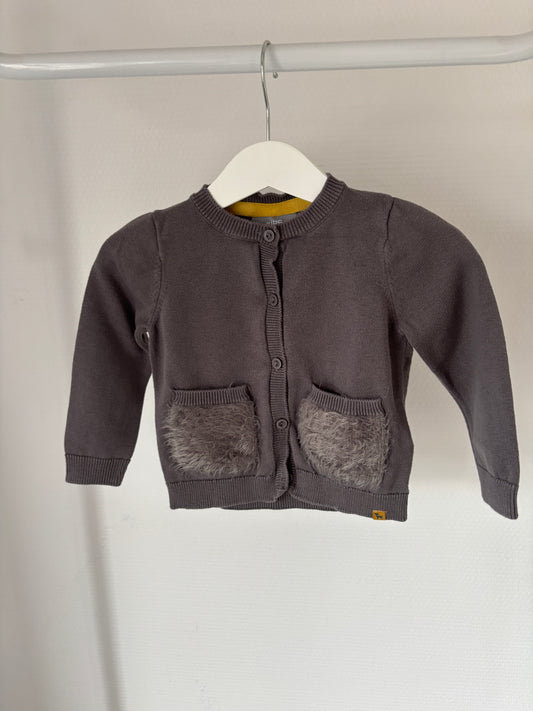 Grijze cardigan