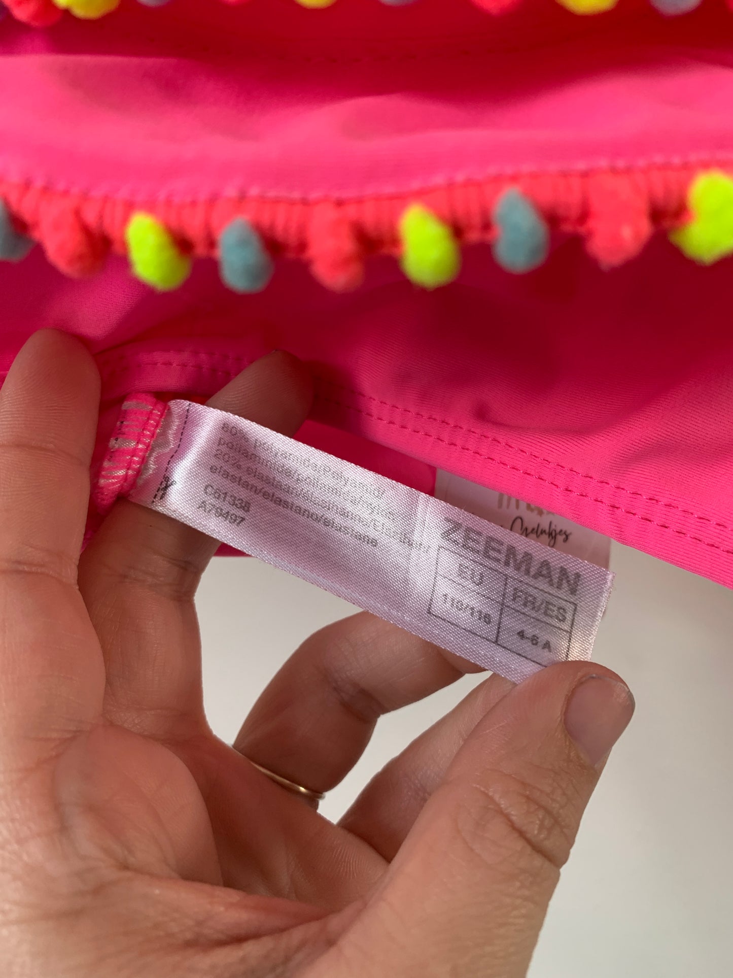 Zeeman bikini 110/116 - zeer goede staat ⚡