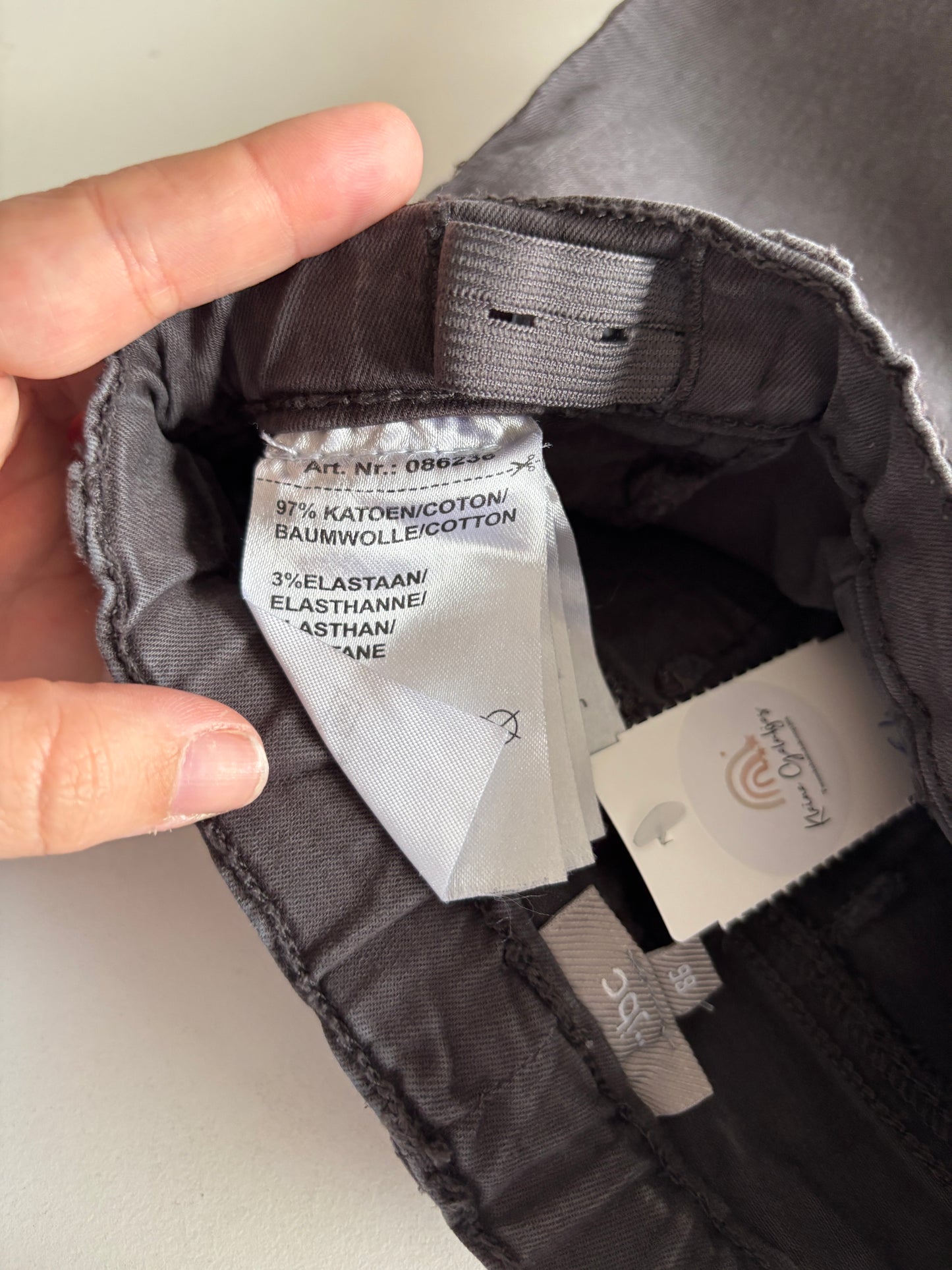 Donkergrijze jegging