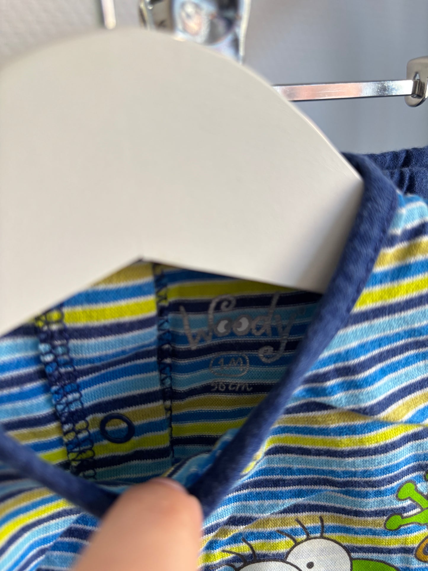 Gestreepte tweedelige pyjama