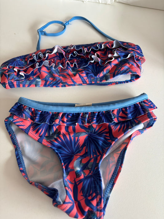 Blauwe bikini