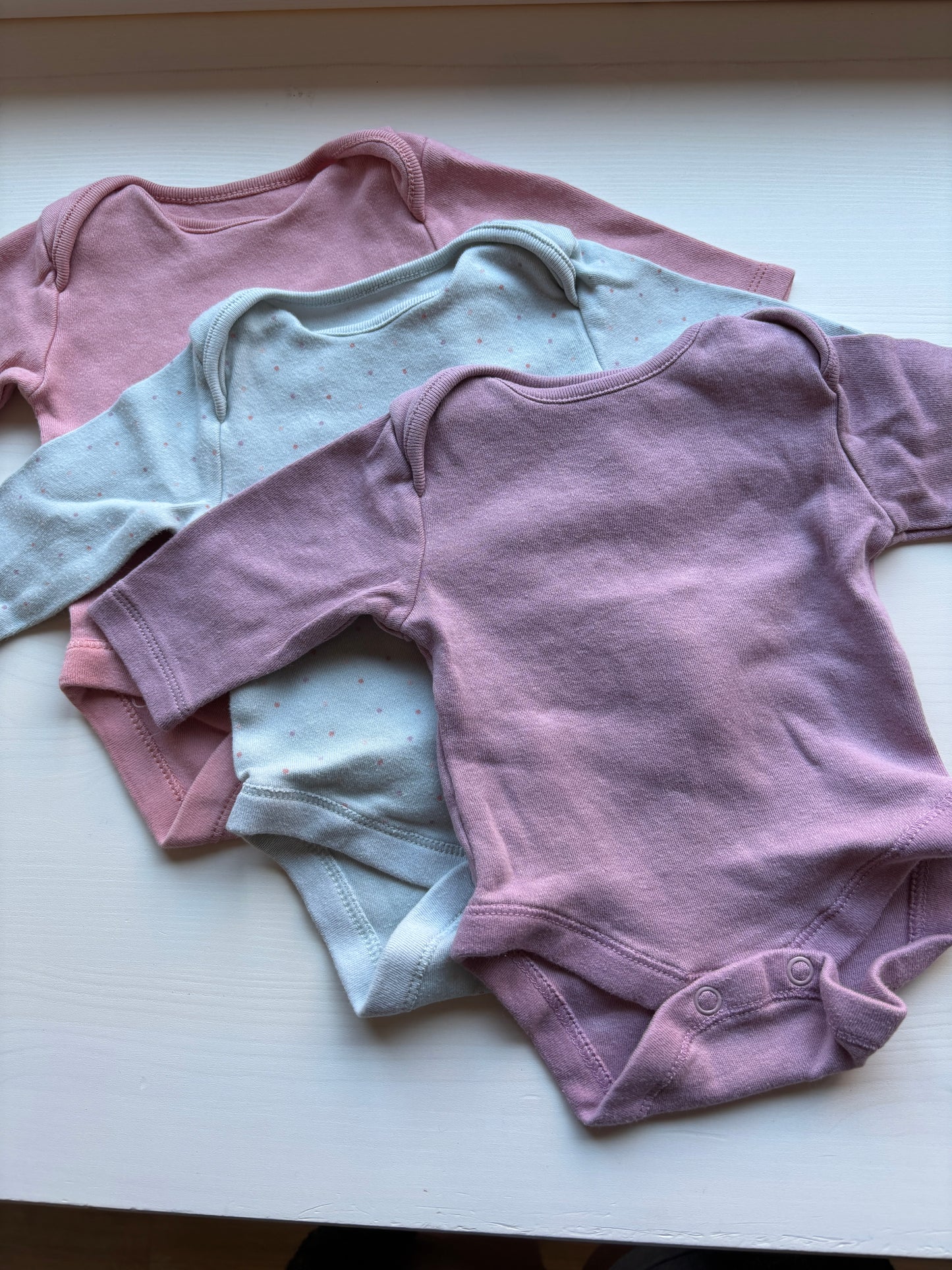 Bundel rompers met lange mouwen (3)