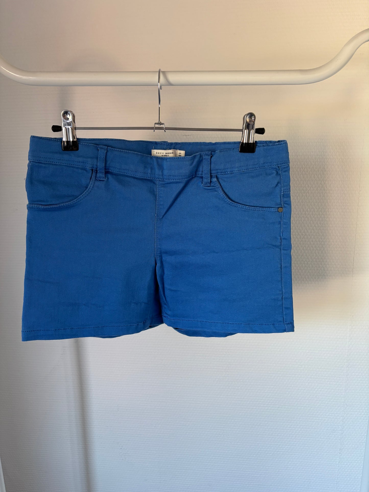 Blauwe jeansshort