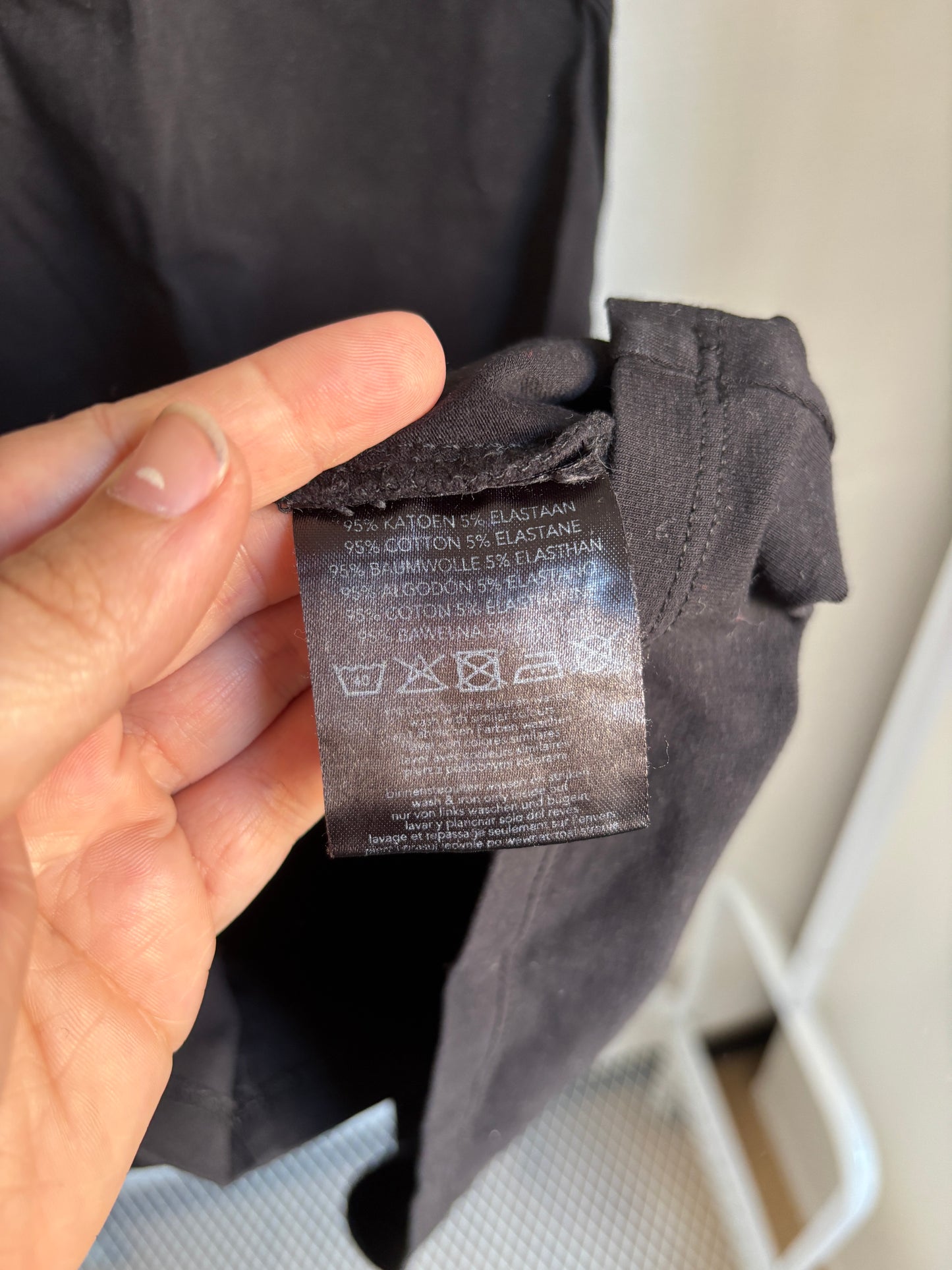 Zwart zwangerschapstopje