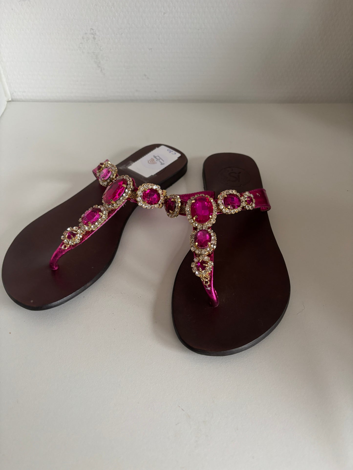 Roze slippers