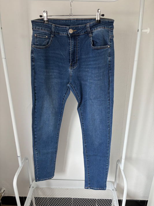 Blauwe jeansbroek