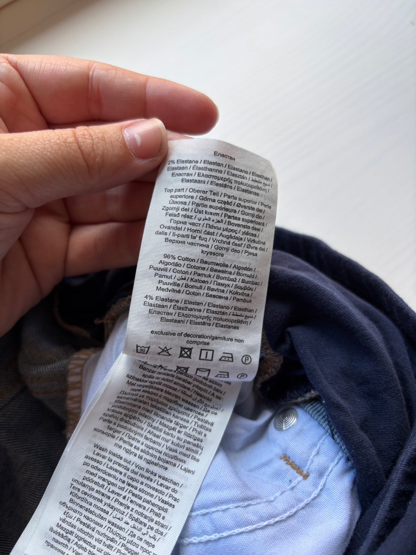 Zwangerschapsjeansbroek