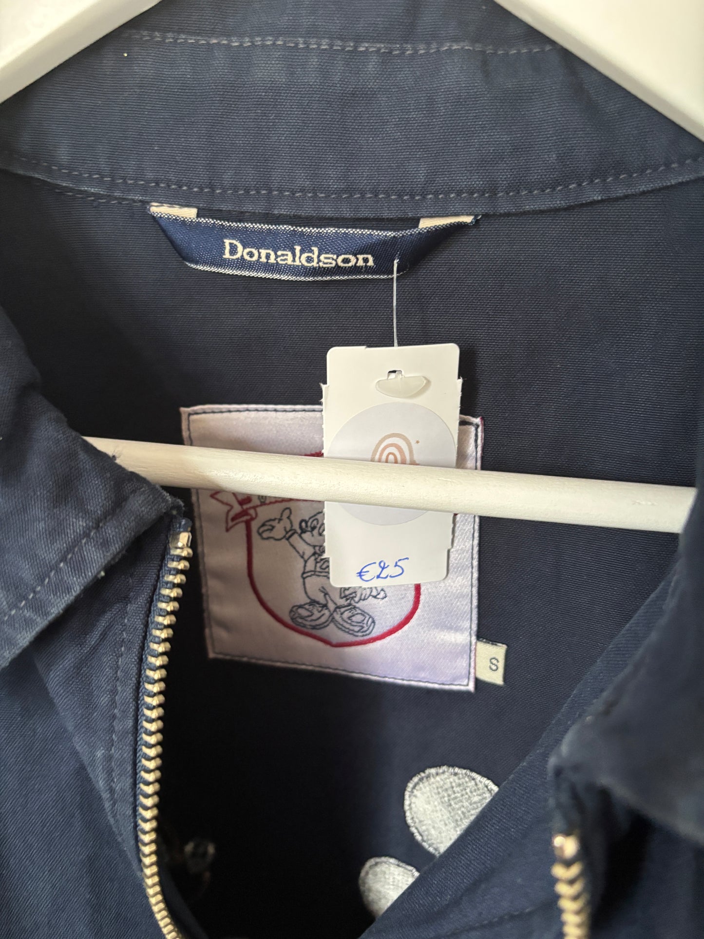 Marineblauwe jeansjas