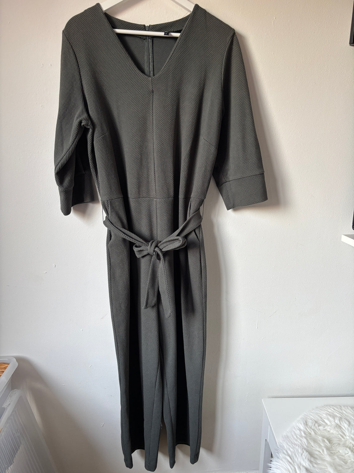 Donkergroene jumpsuit | Hema | L