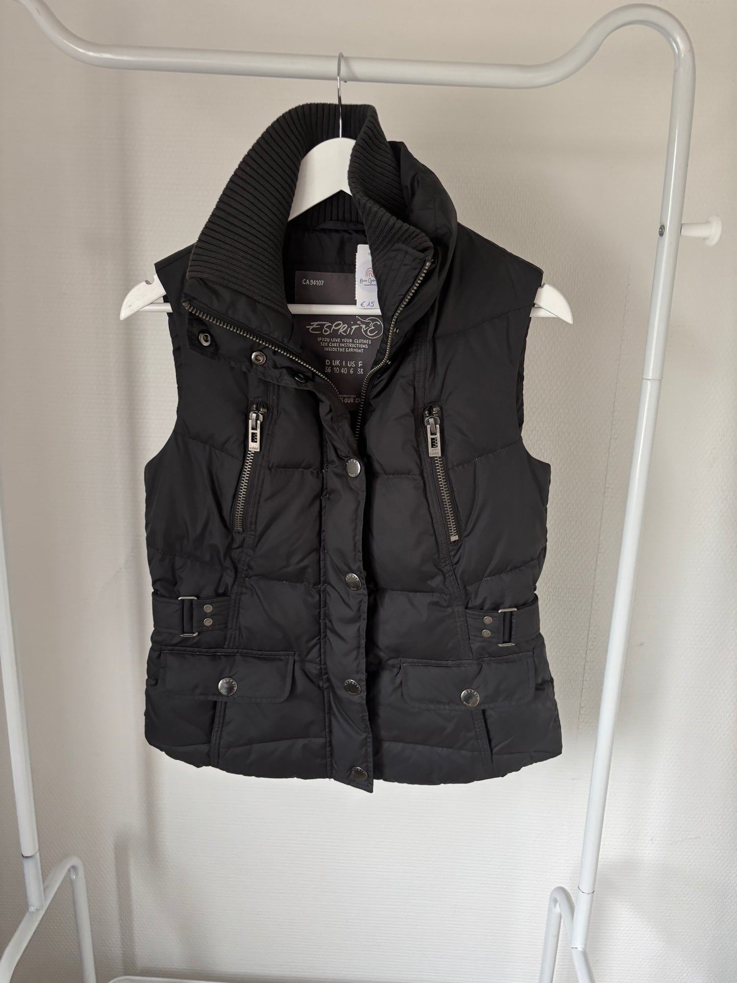 Zwarte bodywarmer