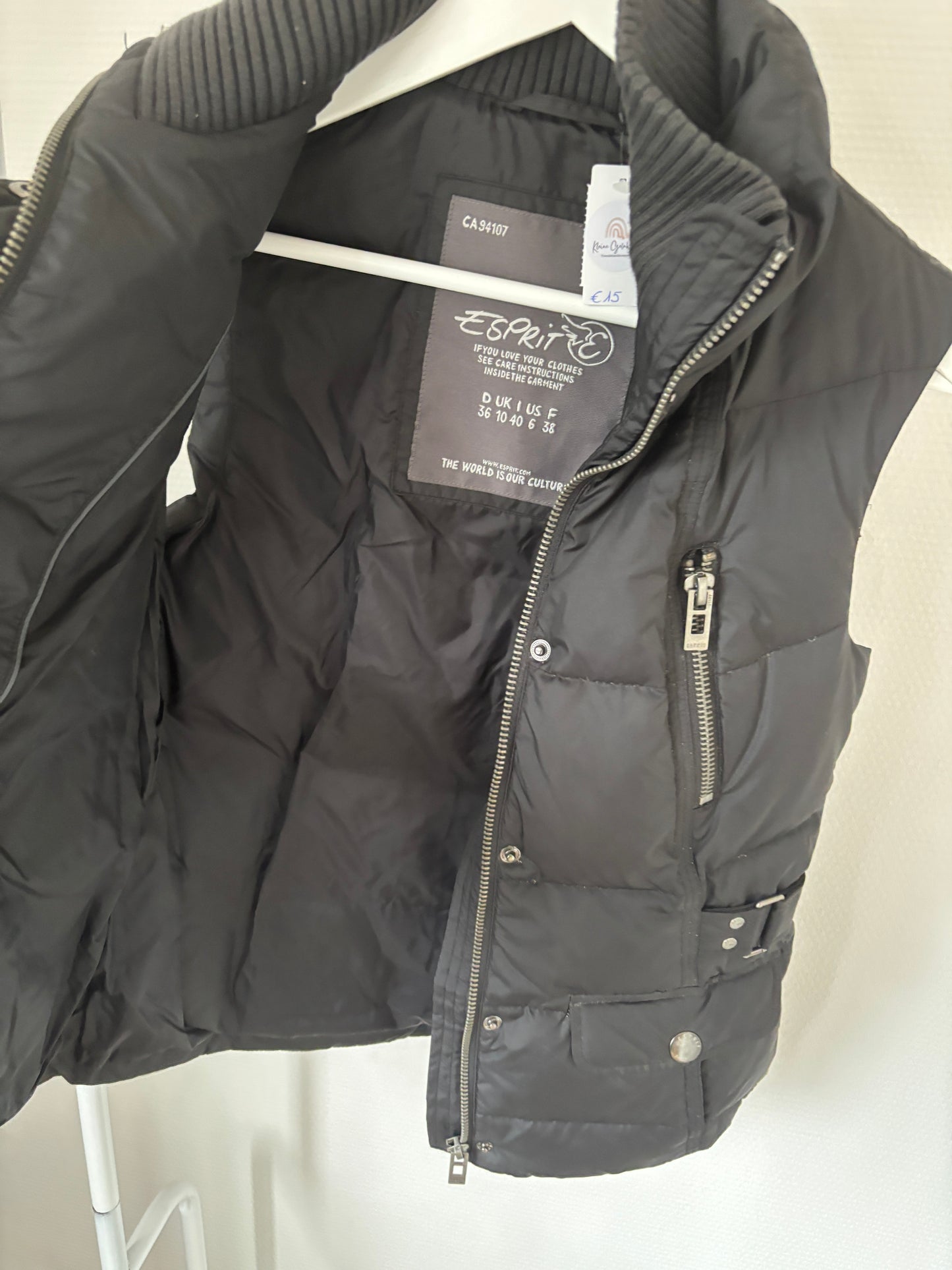 Zwarte bodywarmer