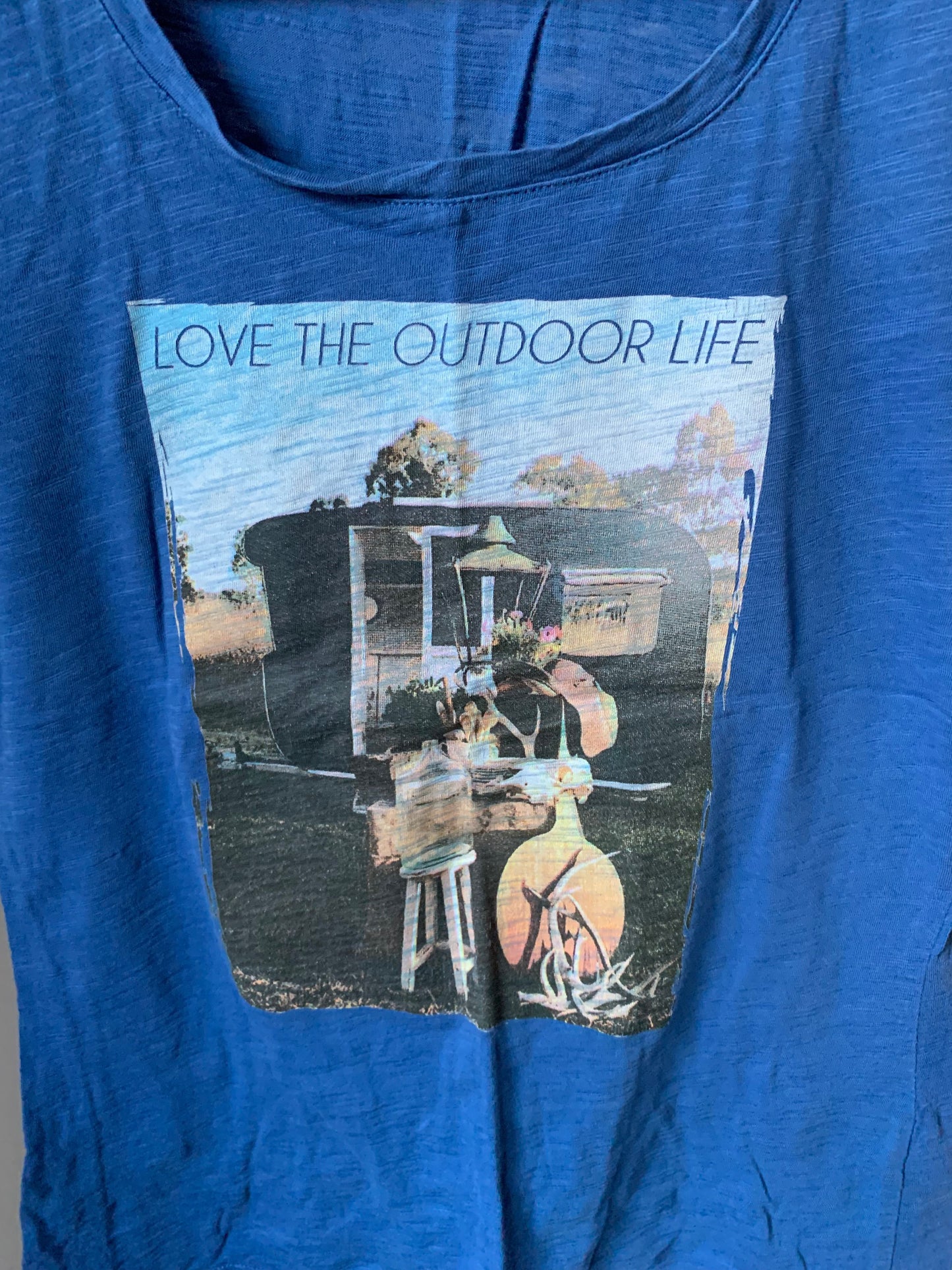 Blauwe T-shirt