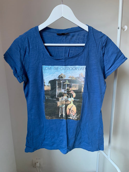 Blauwe T-shirt