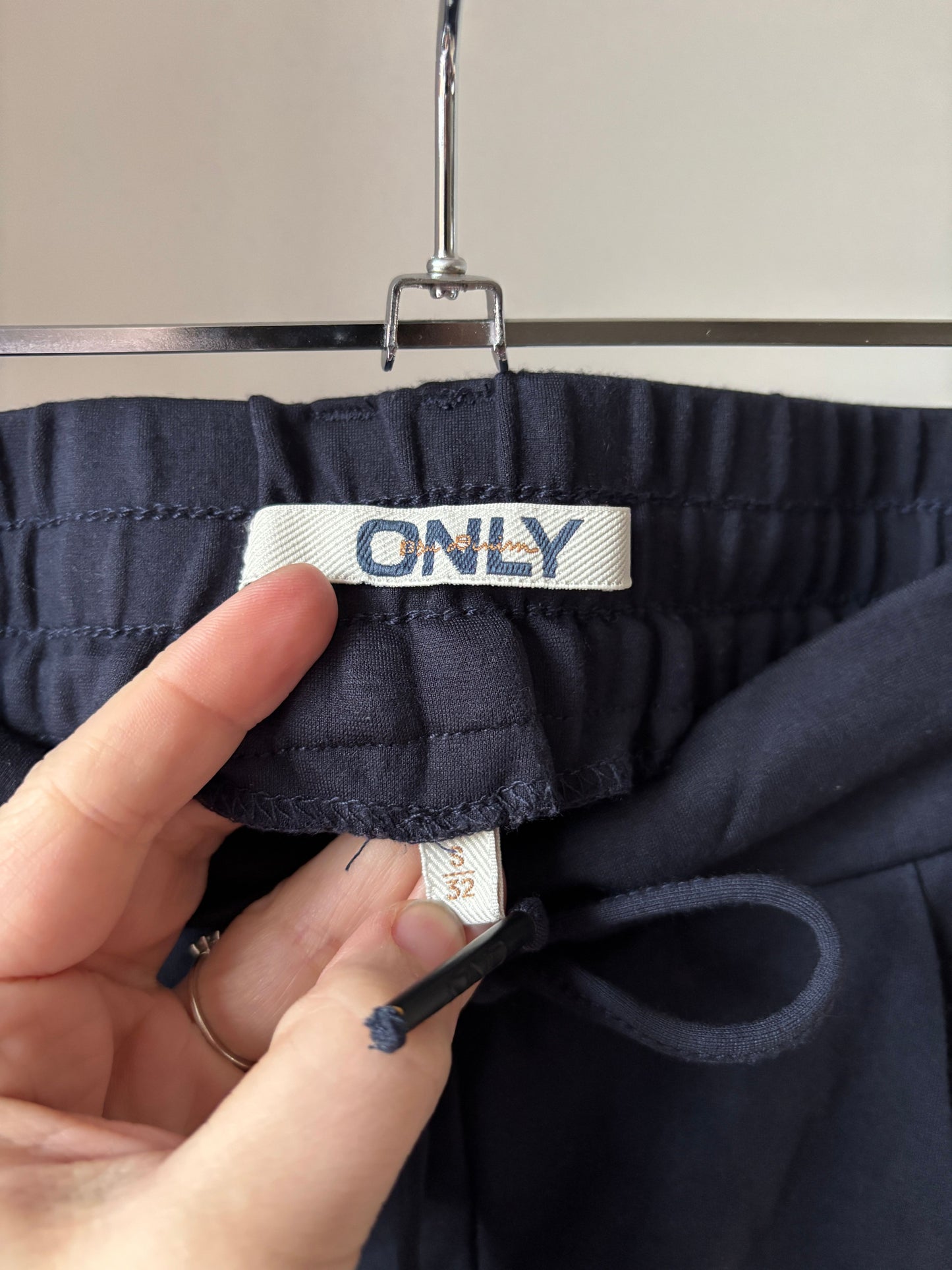 Marineblauwe broek