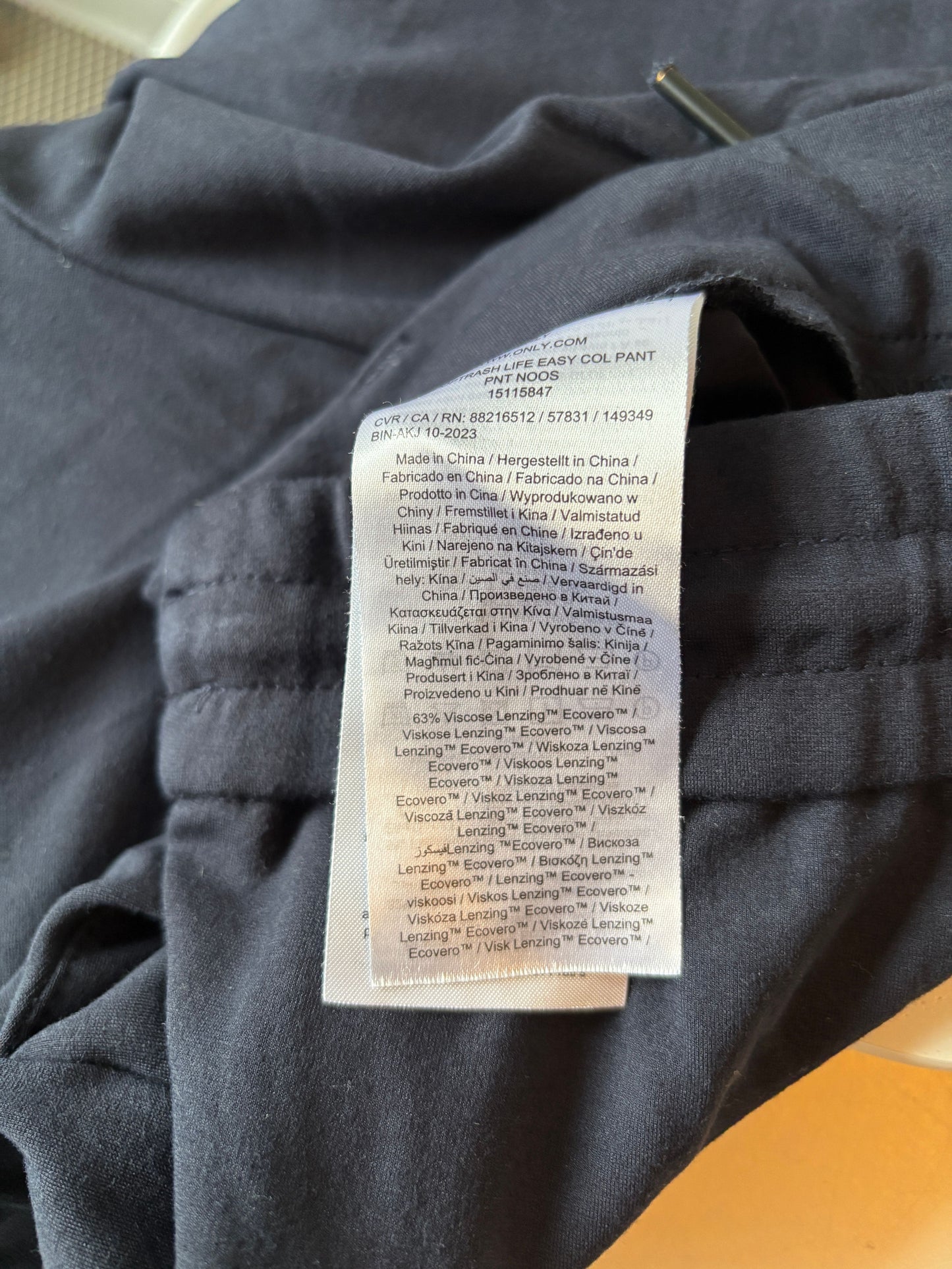 Marineblauwe broek