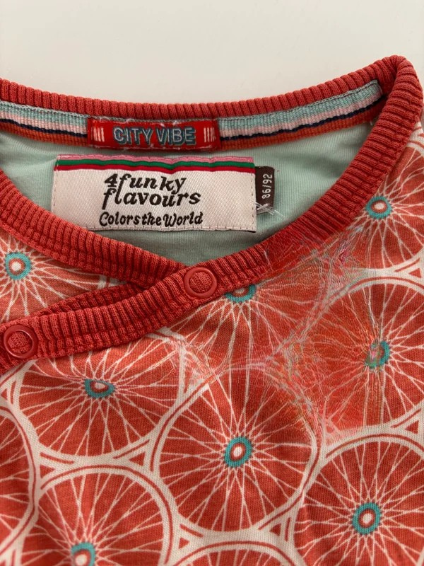 4 Funky Flavours boxpakje 86/92 - Zeer goede staat ⭐