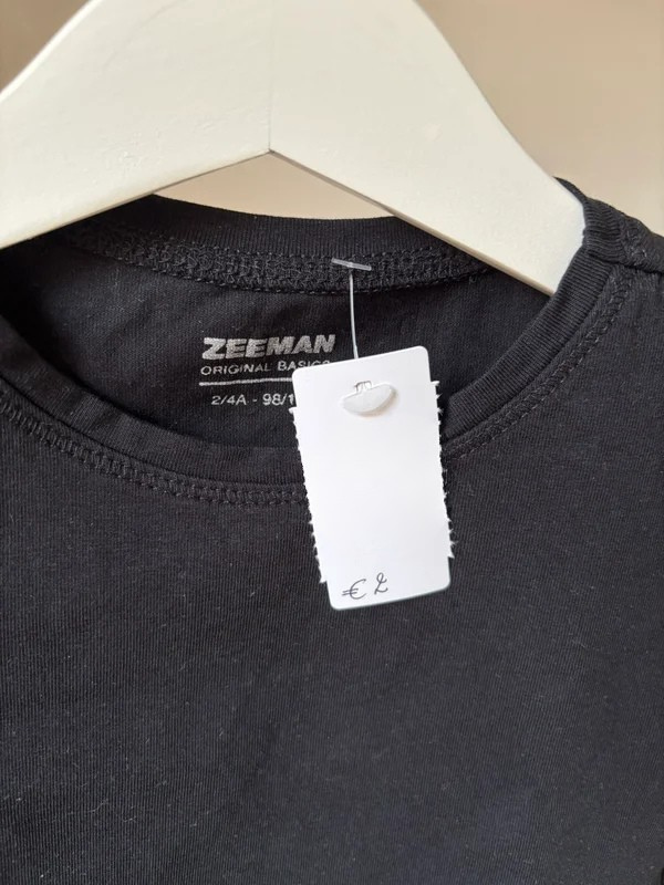 Zeeman T-shirt 98/104 - nieuwstaat ⚡