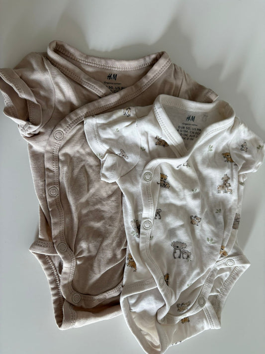 Bundel overslagrompers met korte mouwen (2)