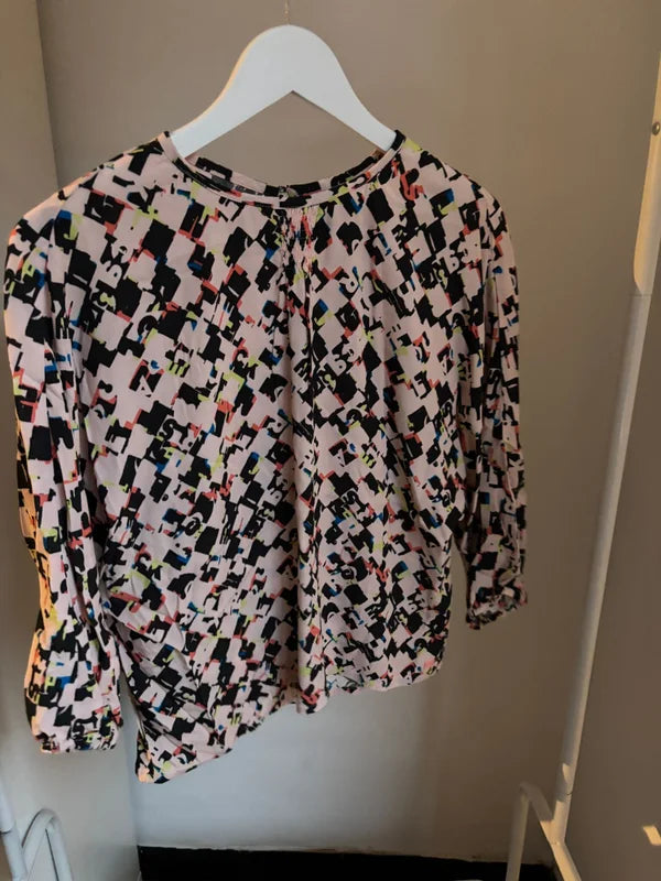 Lichtroze blouse