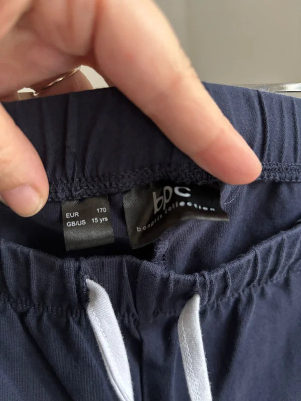 Marineblauwe joggingbroek