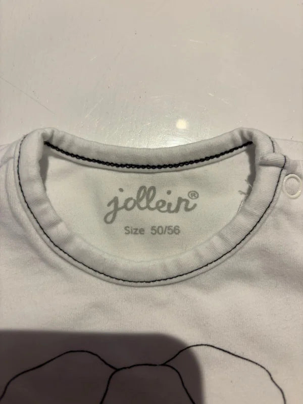 Witte longsleeve "Trumpet"