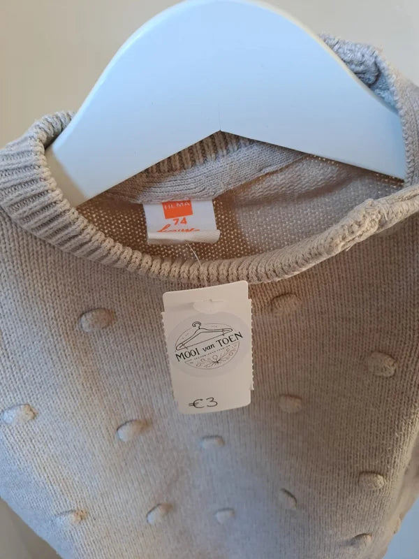 Beige trui