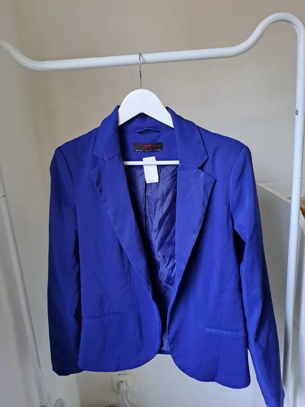 Blauwe blazer