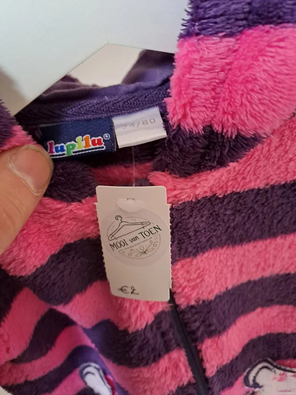 Roze/paarse zachte trui