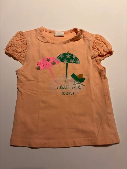 Pasteloranje T-shirt