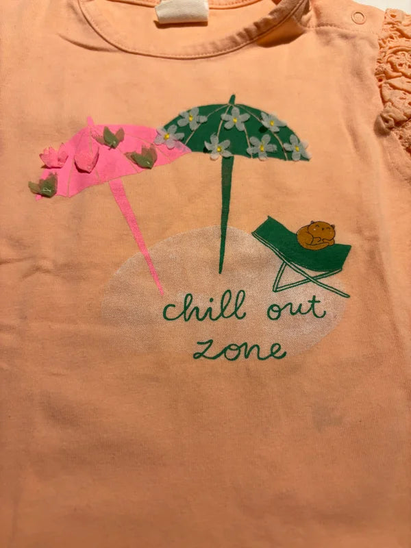 Pasteloranje T-shirt