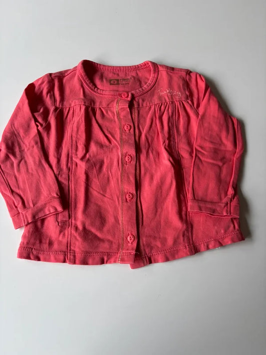 Roze cardigan