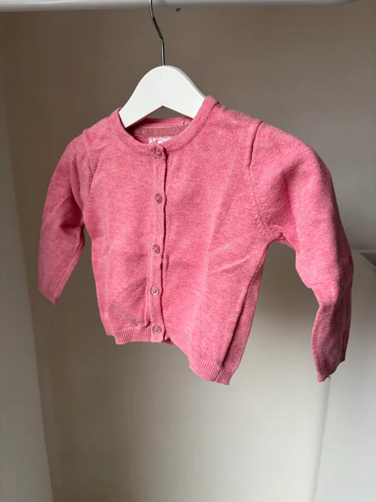 Roze cardigan