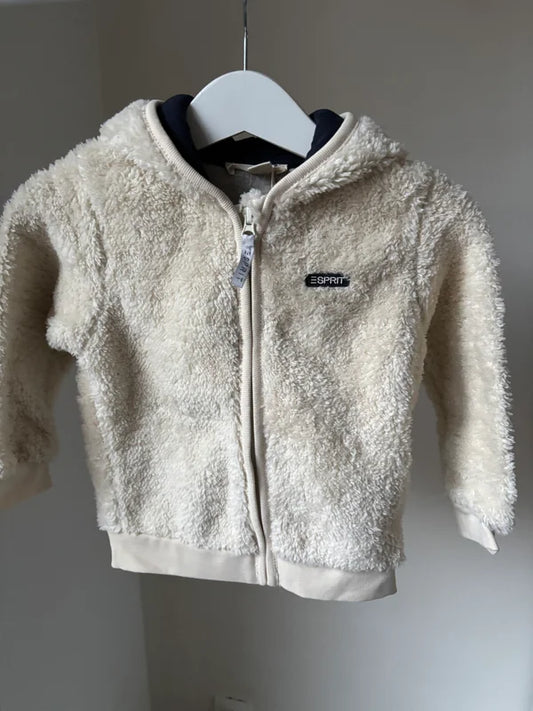 Crèmekleurig superzacht vestje/jasje