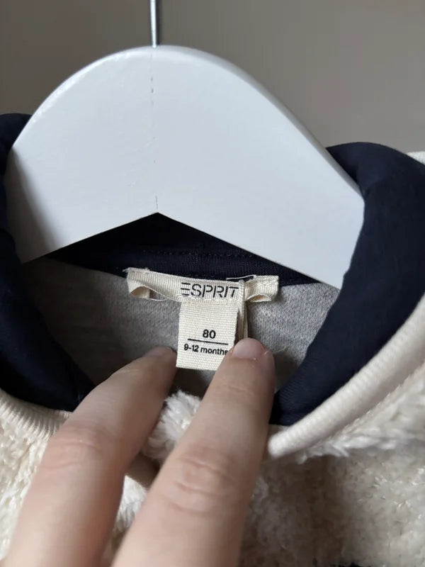 Crèmekleurig superzacht vestje/jasje