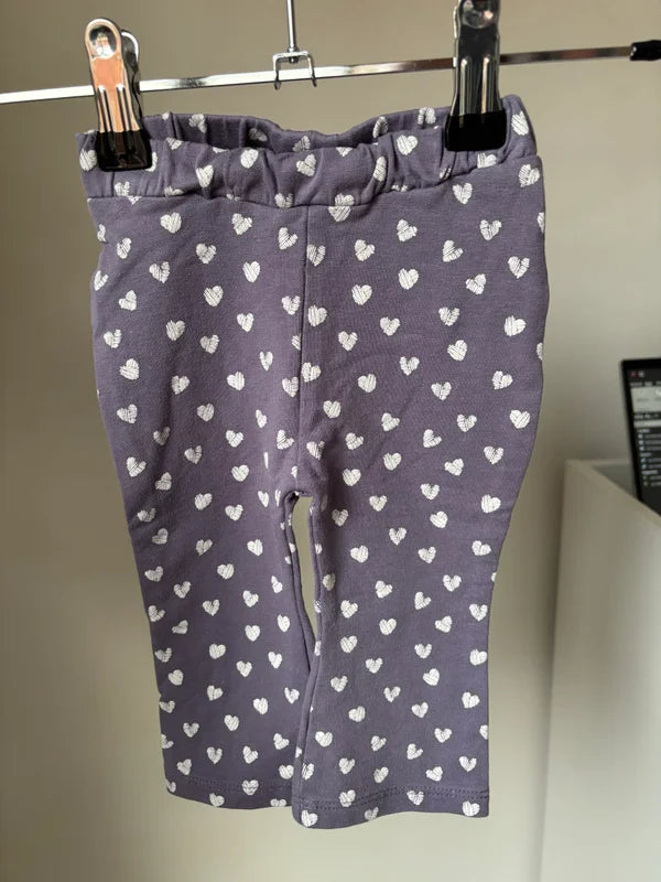 Setje "Papa's meisje": longsleeve en flared broekje